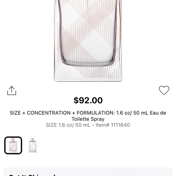 Burberry brit sheet from Sephora 50ml - still about 85% left - without lid - Picture 5 of 7
